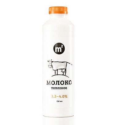 картинка Молоко 3,2-4,0%, топлёное, цельное от интернет-магазина BIEN Organic