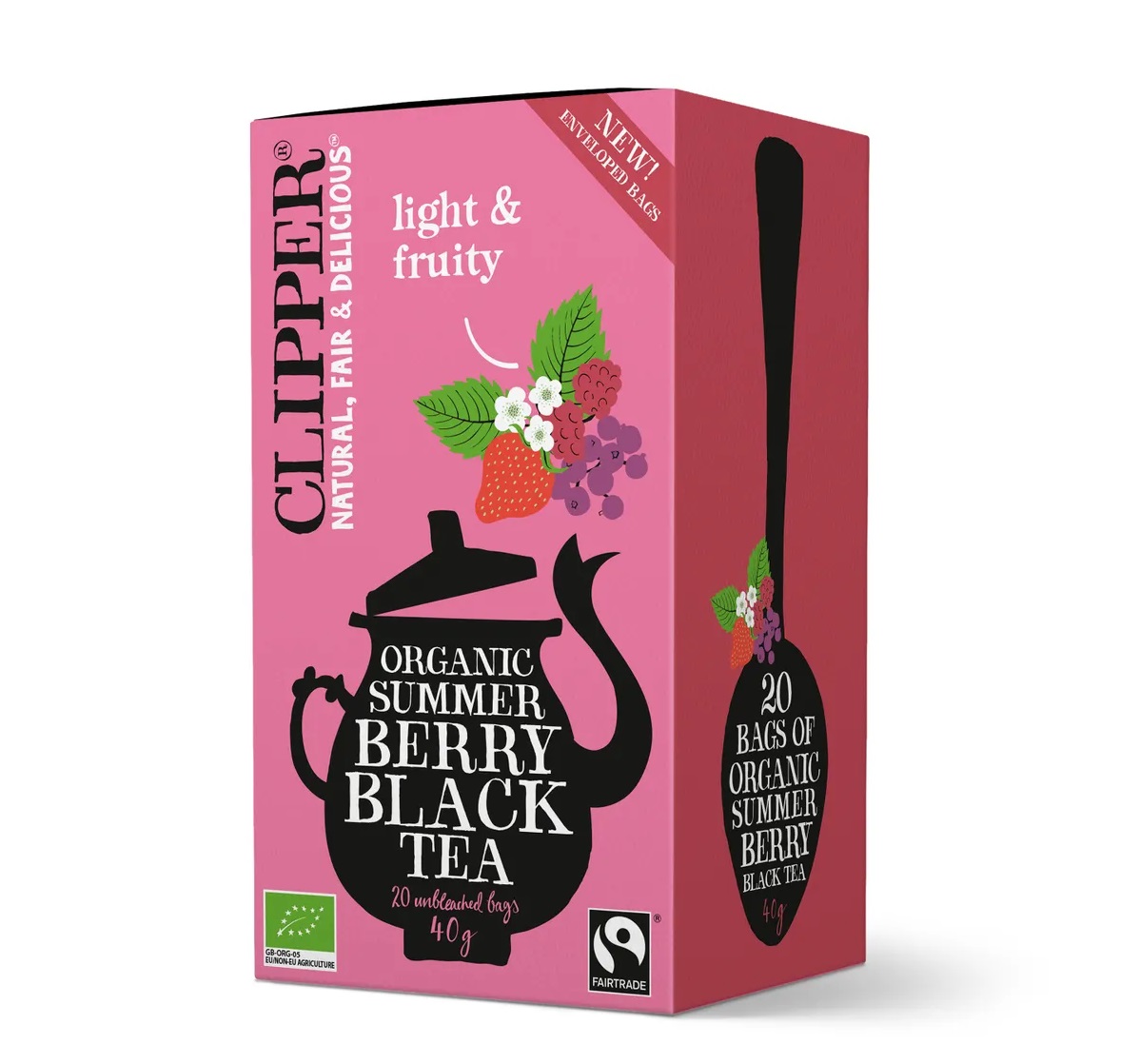 картинка Чай чёрный-байховый "Летняя ягода", пакетированный от интернет-магазина BIEN Organic