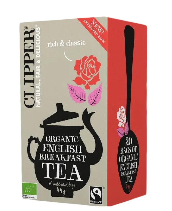 картинка Чай чёрный-байховый "English breakfast", пакетированный от интернет-магазина BIEN Organic