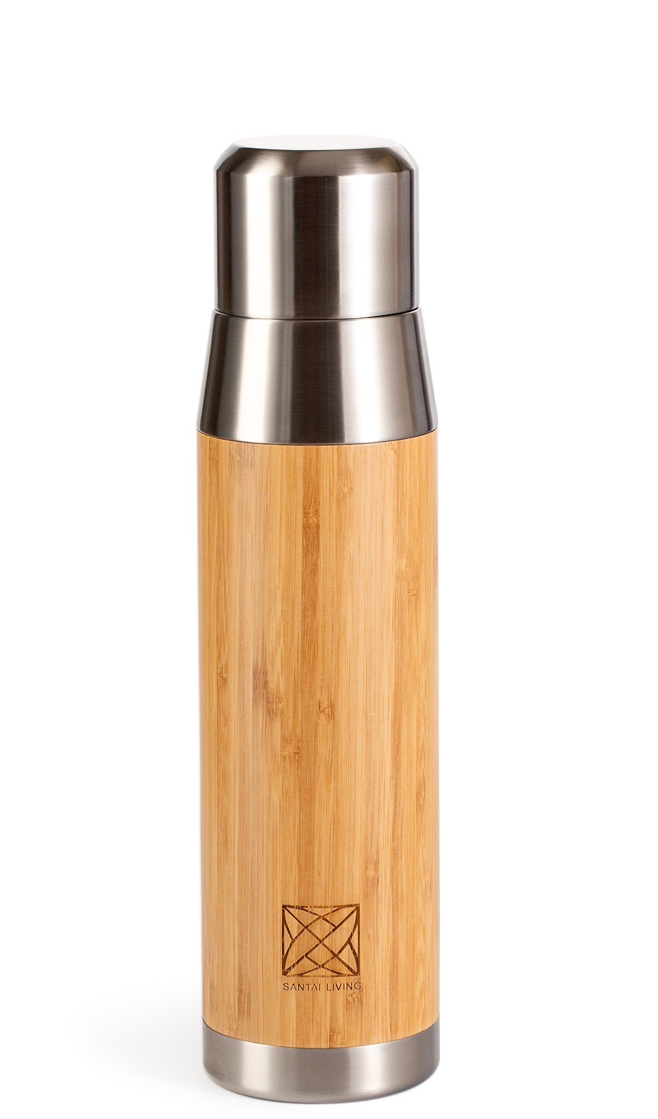 картинка Термобутылка "Explorer", из стали и бамбука от интернет-магазина BIEN Organic