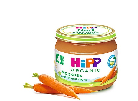 картинка Пюре овощное "Морковь" от интернет-магазина BIEN Organic