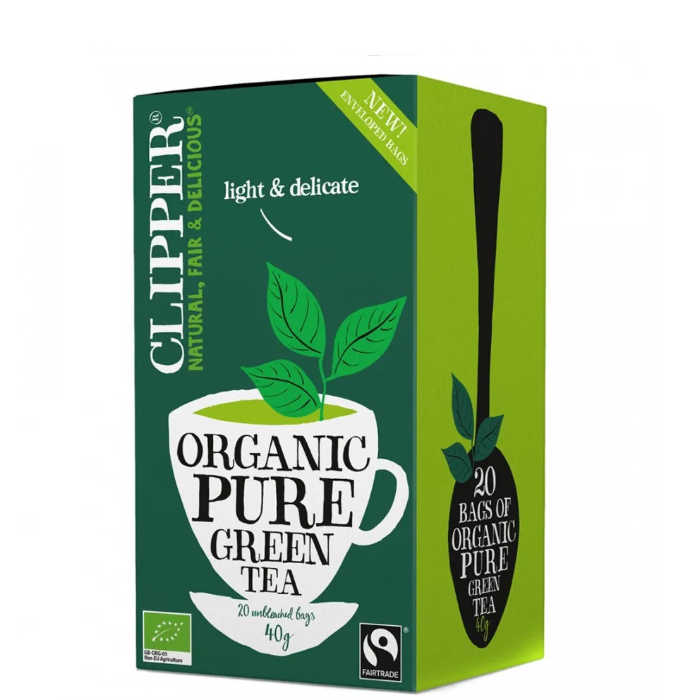 картинка Чай зелёный, "Pure Green", пакетированный от интернет-магазина BIEN Organic