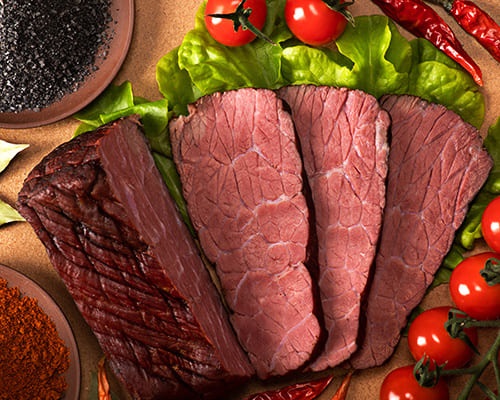 картинка Филе говяжье, варено-копченое от интернет-магазина BIEN Organic