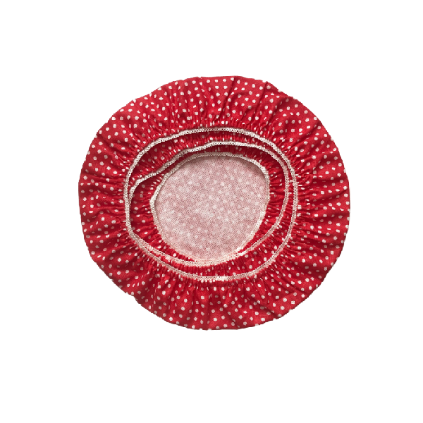 картинка Набор крышек из хлопка, для посуды, красный в горошек от интернет-магазина BIEN Organic