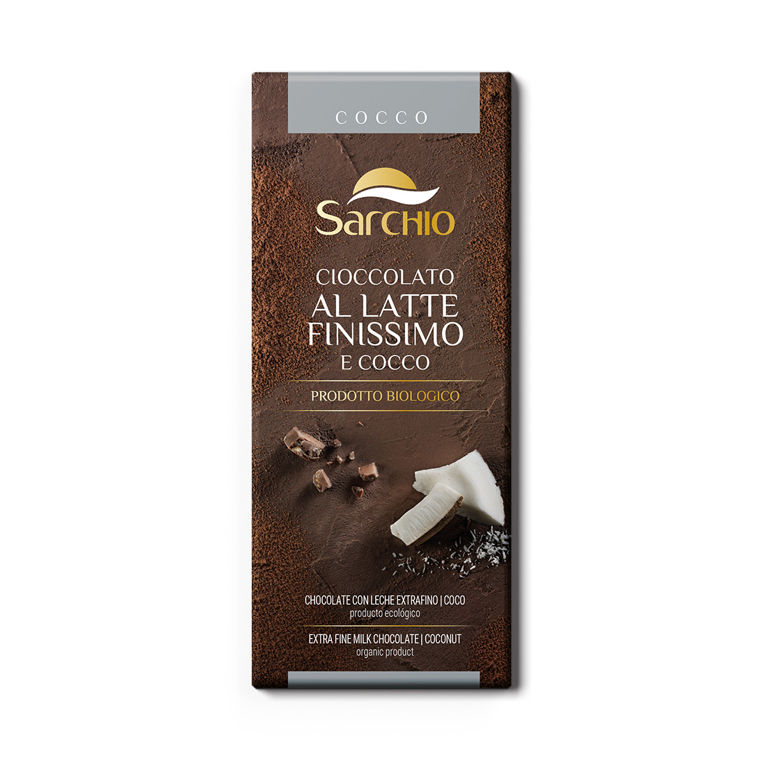 картинка Шоколад молочный с кокосом от интернет-магазина BIEN Organic