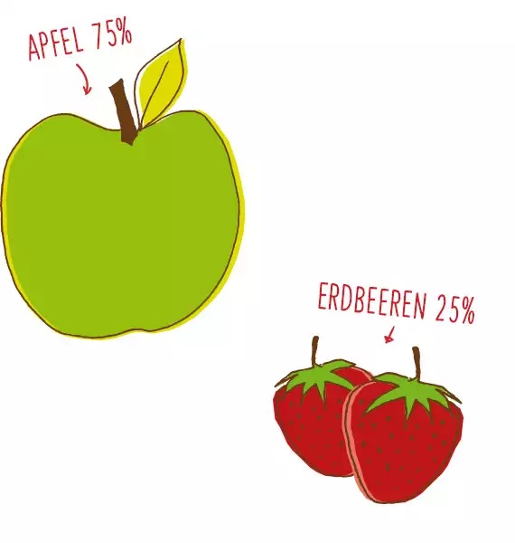 картинка Пюре фруктовое "Яблоко&Клубника" от интернет-магазина BIEN Organic