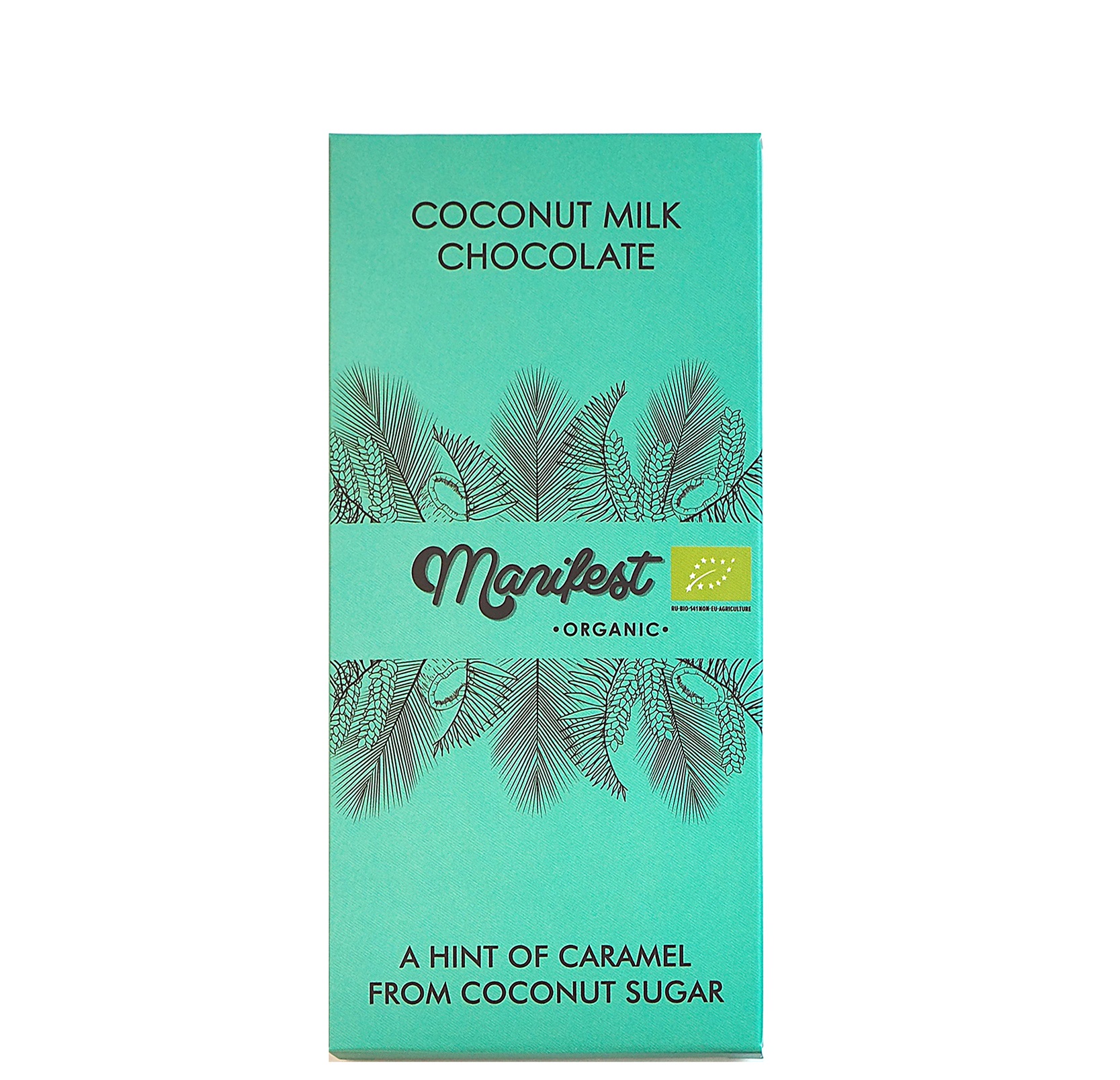 картинка Шоколад тёмный "Manifest" на кокосовом сахаре и молоке от интернет-магазина BIEN Organic