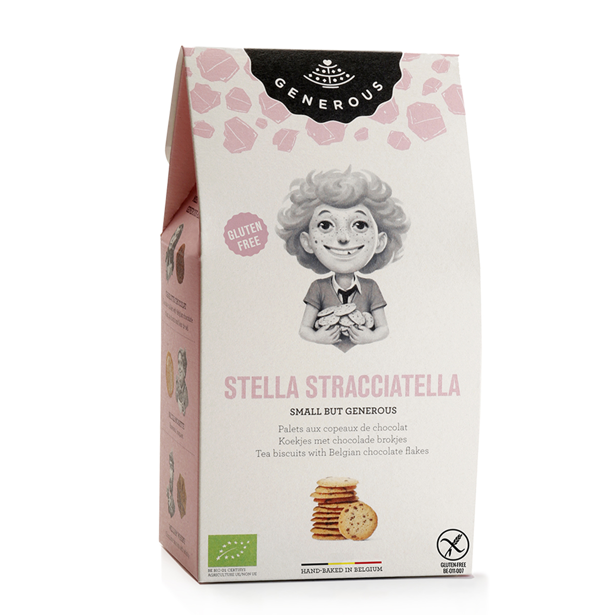 картинка Печенье "Stella Stracciatella", с кусочками бельгийского шоколада от интернет-магазина BIEN Organic