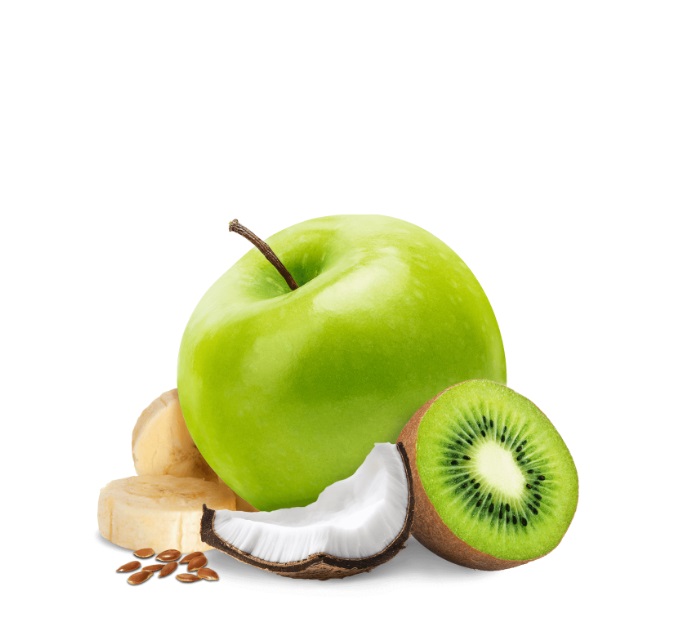 картинка Смузи "Explorer", с яблоком и спирулиной от интернет-магазина BIEN Organic