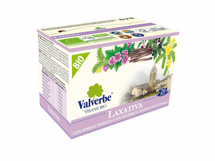 картинка Травяной слабительный настой "Organic herbal teas Laxativa", пакетированный от интернет-магазина BIEN Organic