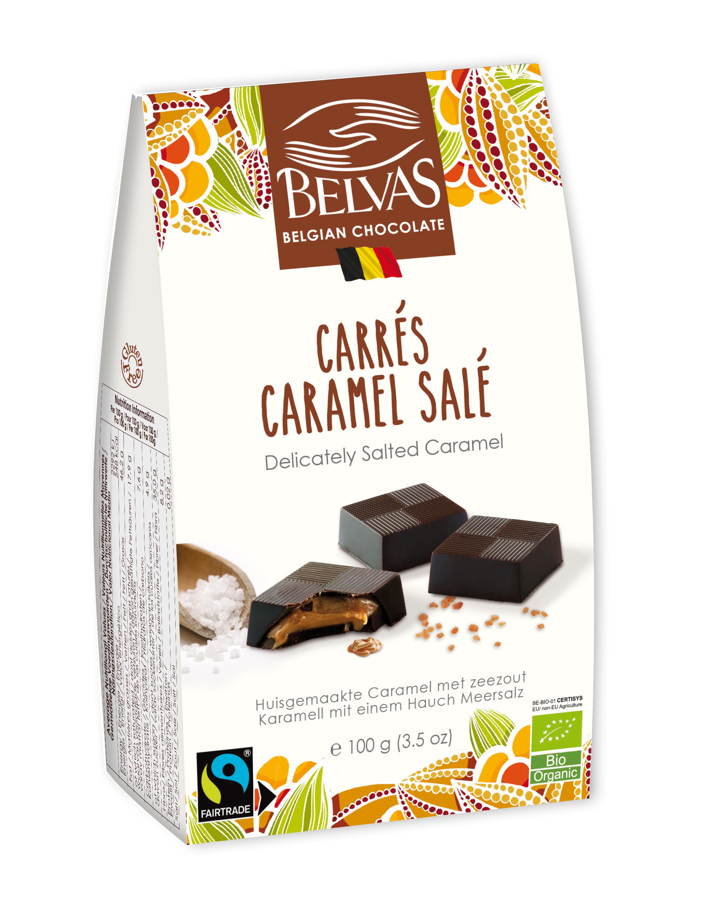 картинка Конфеты шоколадные "Солёная карамель" от интернет-магазина BIEN Organic