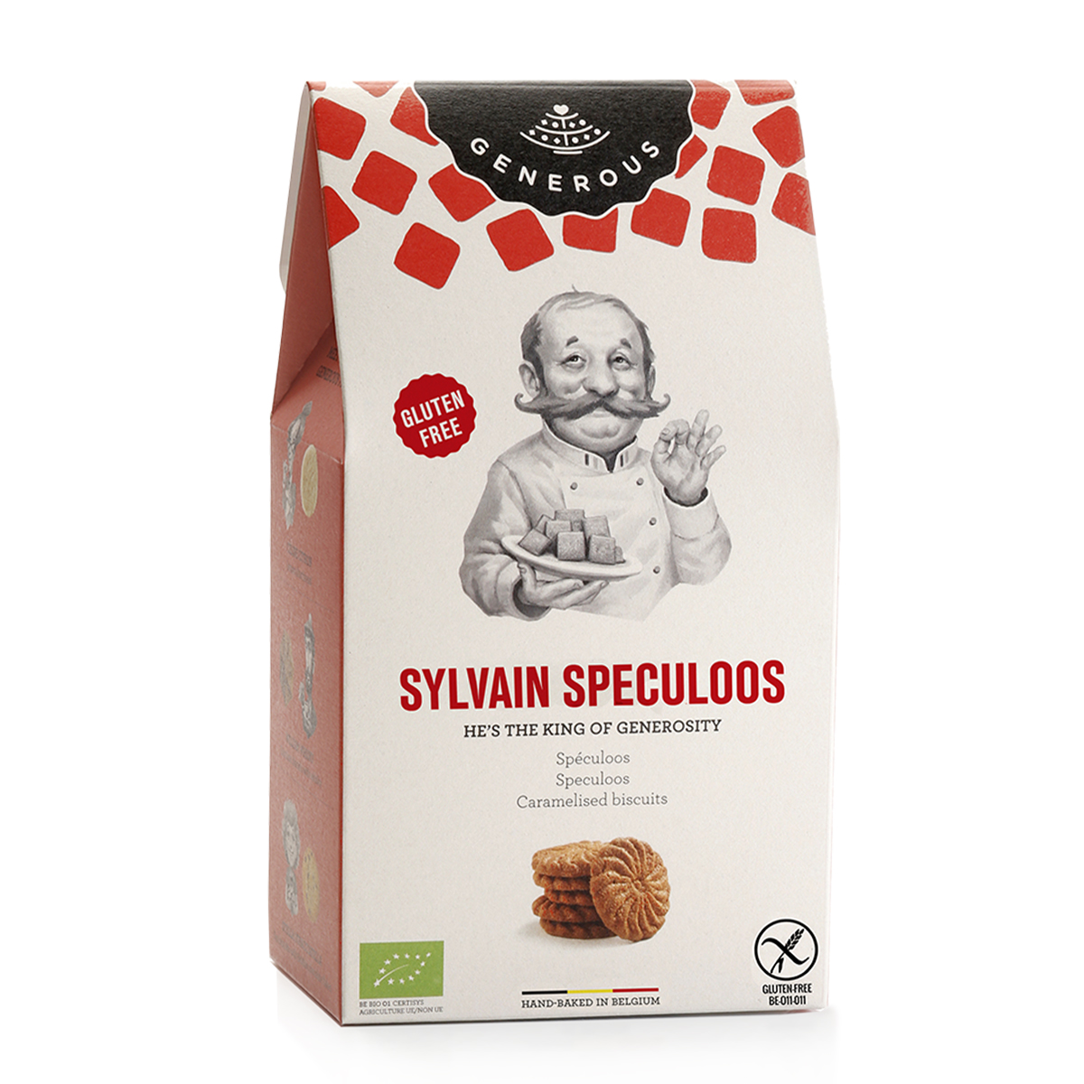 картинка Печенье хрустящее "Sylvain Speculoos", с пряностями от интернет-магазина BIEN Organic