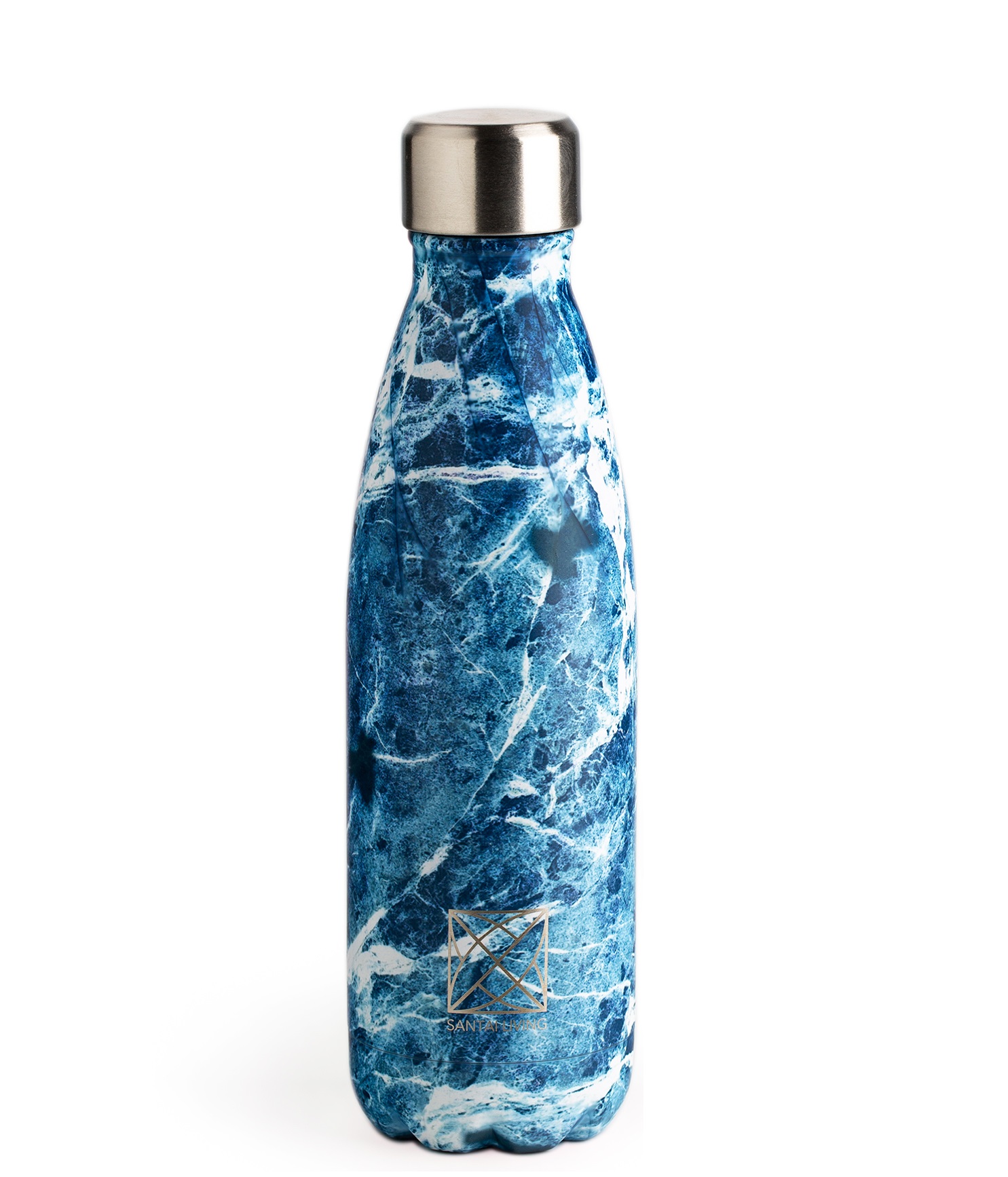 картинка Термобутылка "Everyday", цвет синий мрамор от интернет-магазина BIEN Organic