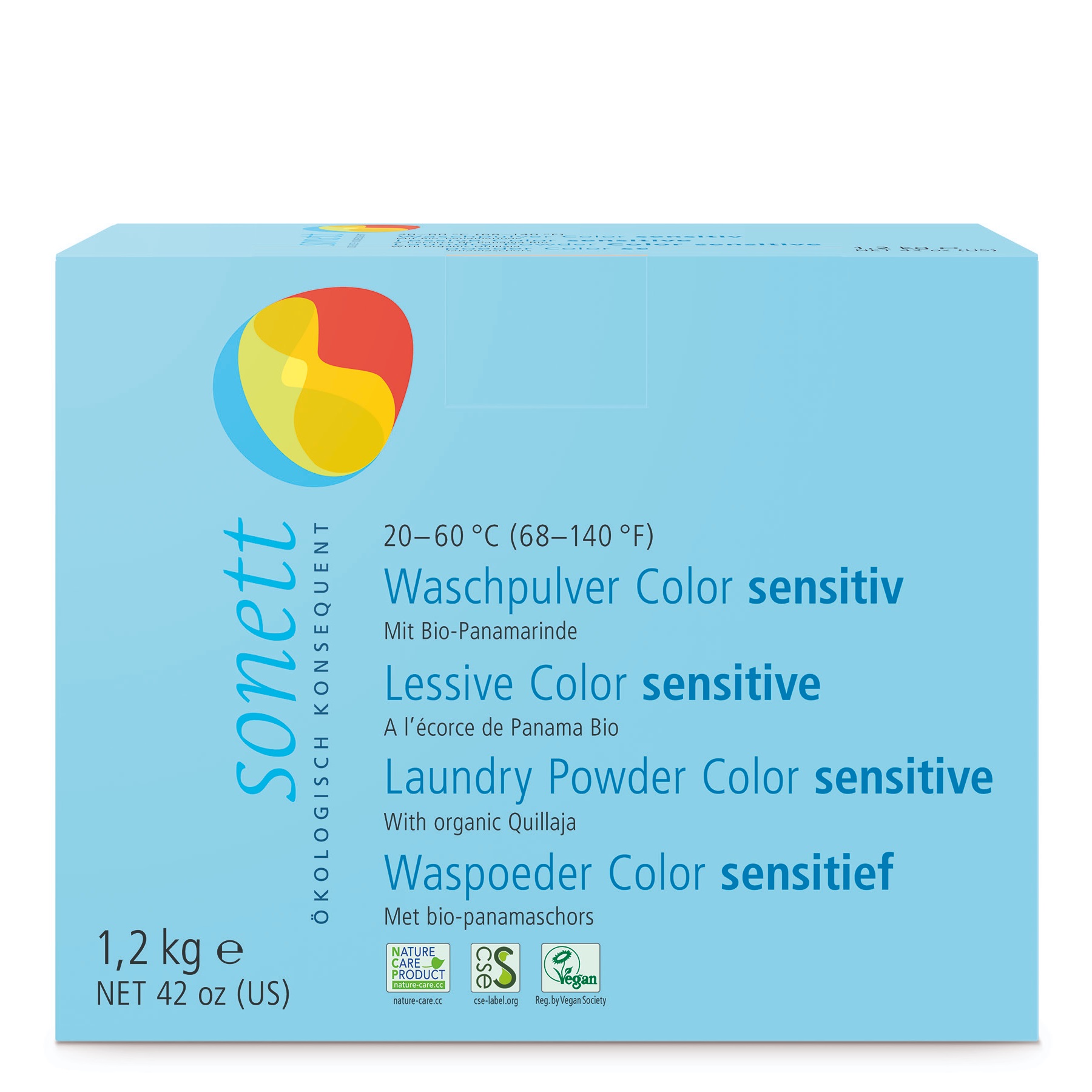 картинка Порошок стиральный, для цветных тканей "Sensitive", для чувствительной кожи от интернет-магазина BIEN Organic